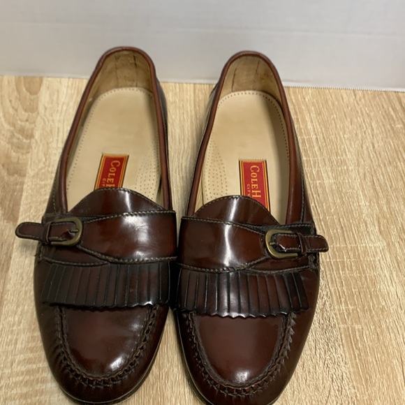 Cole Haan City Kiltie Fringe Pinch Buckle Loafer Men's 12 - Picture 8 of 11